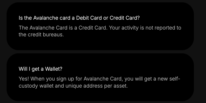 Visa, Tiền điện tử, Thanh toán, Avalanche, Công ty