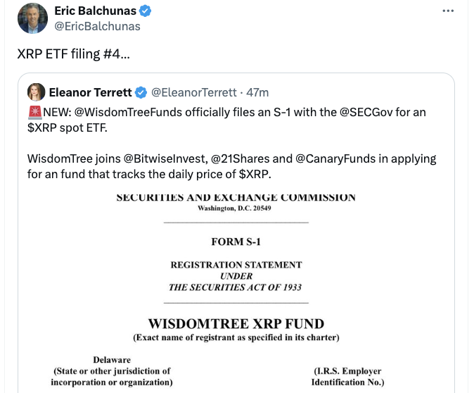 01938787-286b-7aa3-8f31-895fd992e6a2 SEC, XRP, Bitcoin ETF, ETF