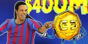Ronaldinho ra mắt token với 35% nguồn cung dành cho nội bộ, đạt vốn hóa thị trường 397 triệu USD