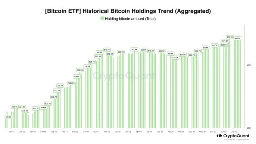 Bitcoin ETF nắm giữ